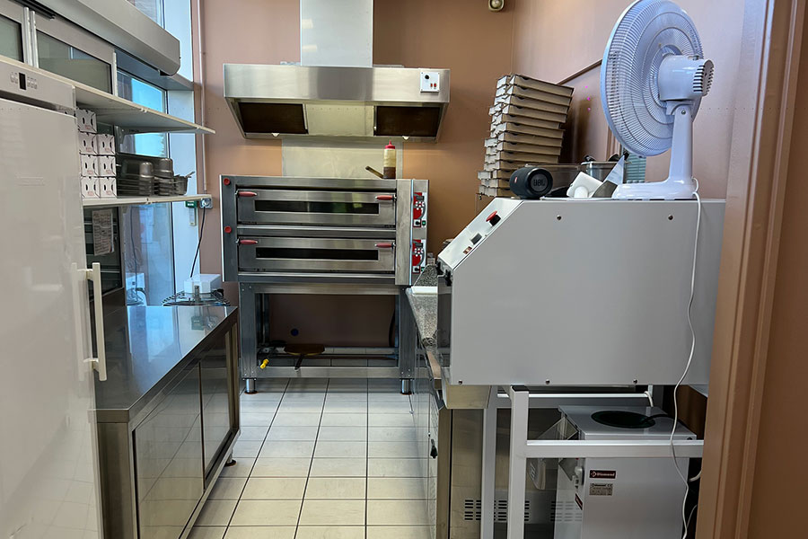 Plan de travail pizzeria