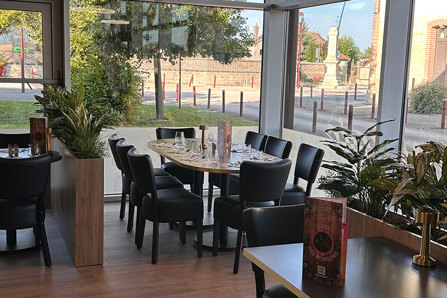 Vitrine restaurant extérieure Vitrine restaurant extérieure